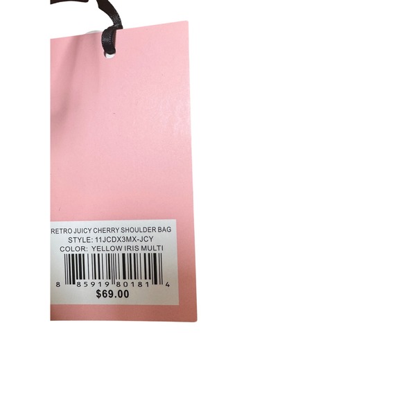 Juicy Couture Retro Juicy Cherry Shoulder Bag Yellow - Picture 4 of 6